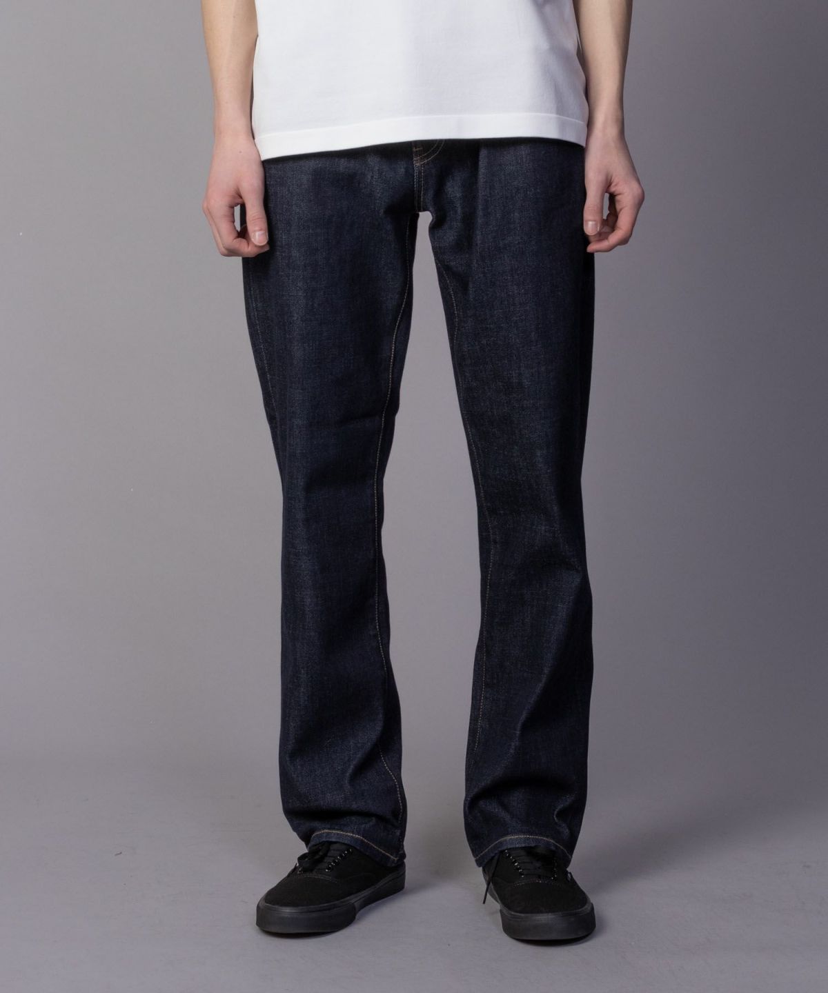 NAVY 毎日はきたくなるデニム「マイデニ」 レギュラーストレート メンズ