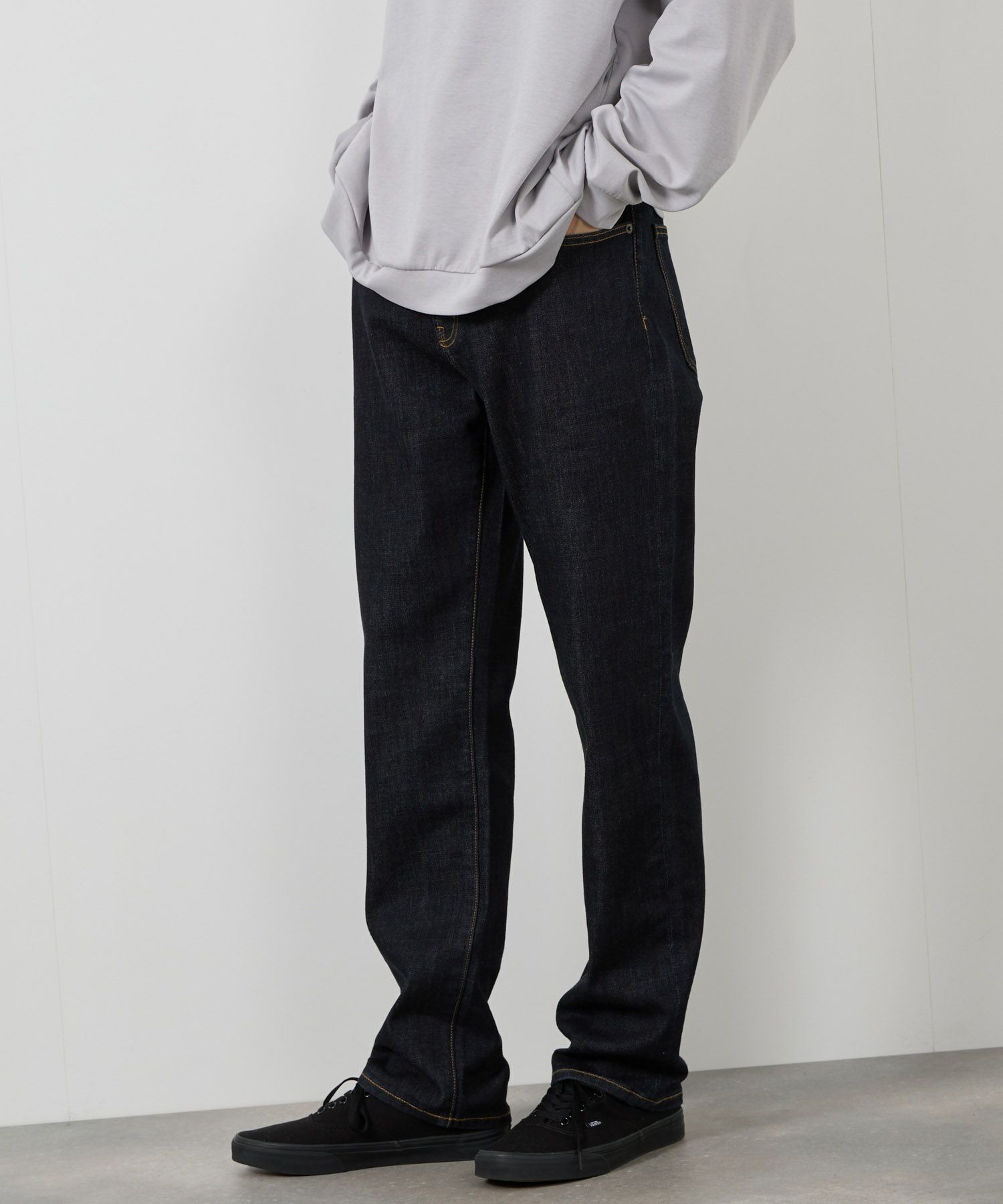 NAVY 毎日はきたくなるデニム「マイデニ」 レギュラーストレート メンズ商品画像-3