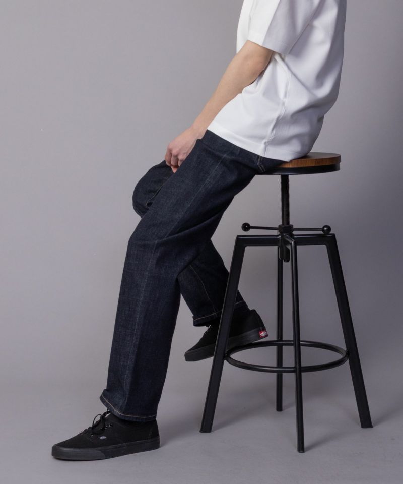 NAVY  毎日はきたくなるデニム「マイデニ」 レギュラーストレート メンズ商品画像-5