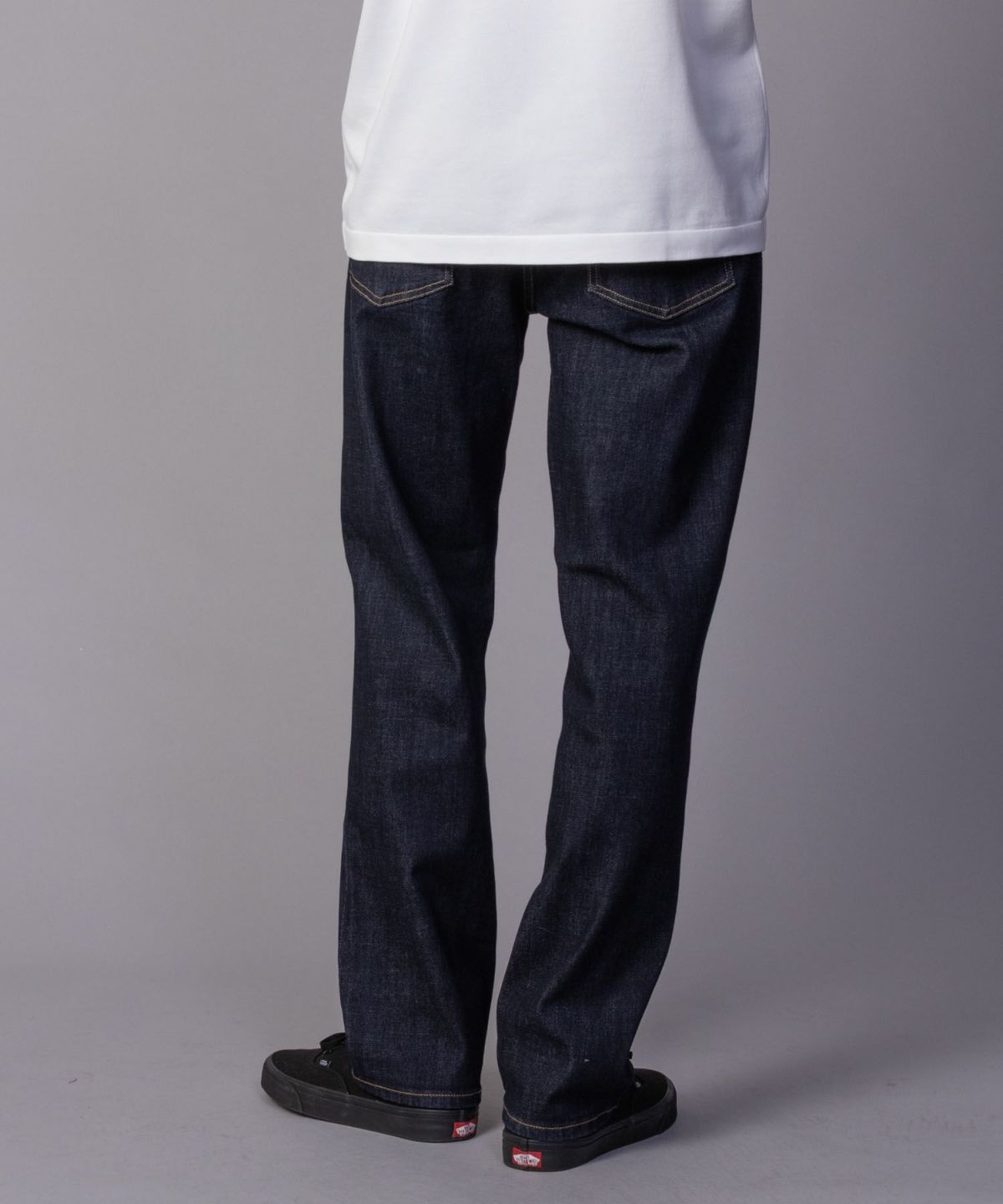 NAVY 毎日はきたくなるデニム「マイデニ」 レギュラーストレート メンズ