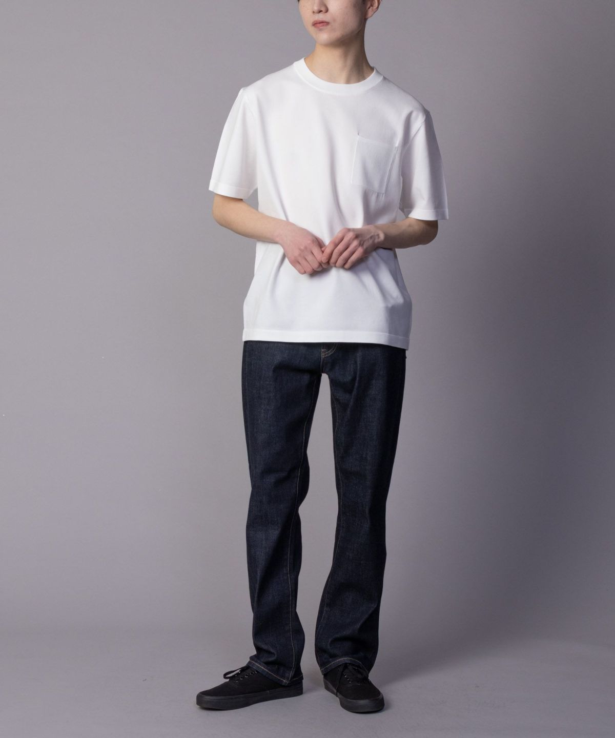 NAVY 毎日はきたくなるデニム「マイデニ」 レギュラーストレート メンズ