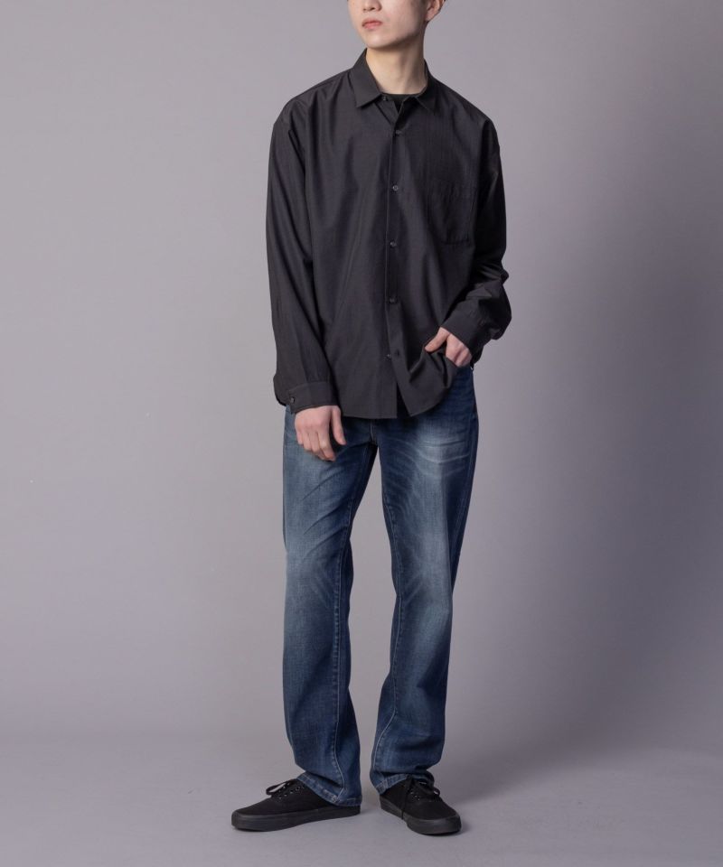 NAVY  毎日はきたくなるデニム「マイデニ」 レギュラーストレート メンズ商品画像-8