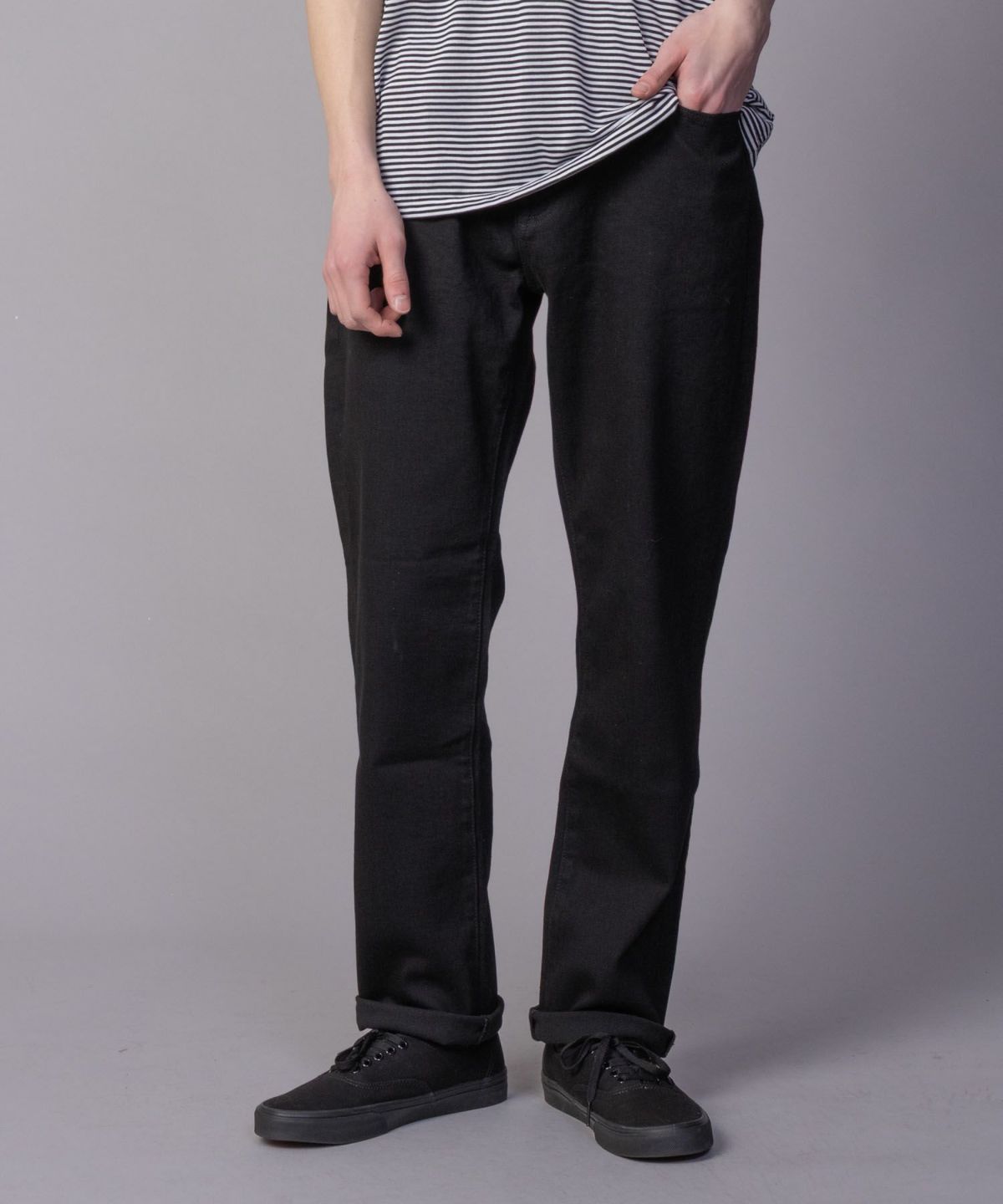 NAVY 毎日はきたくなるデニム「マイデニ」 レギュラーストレート メンズ