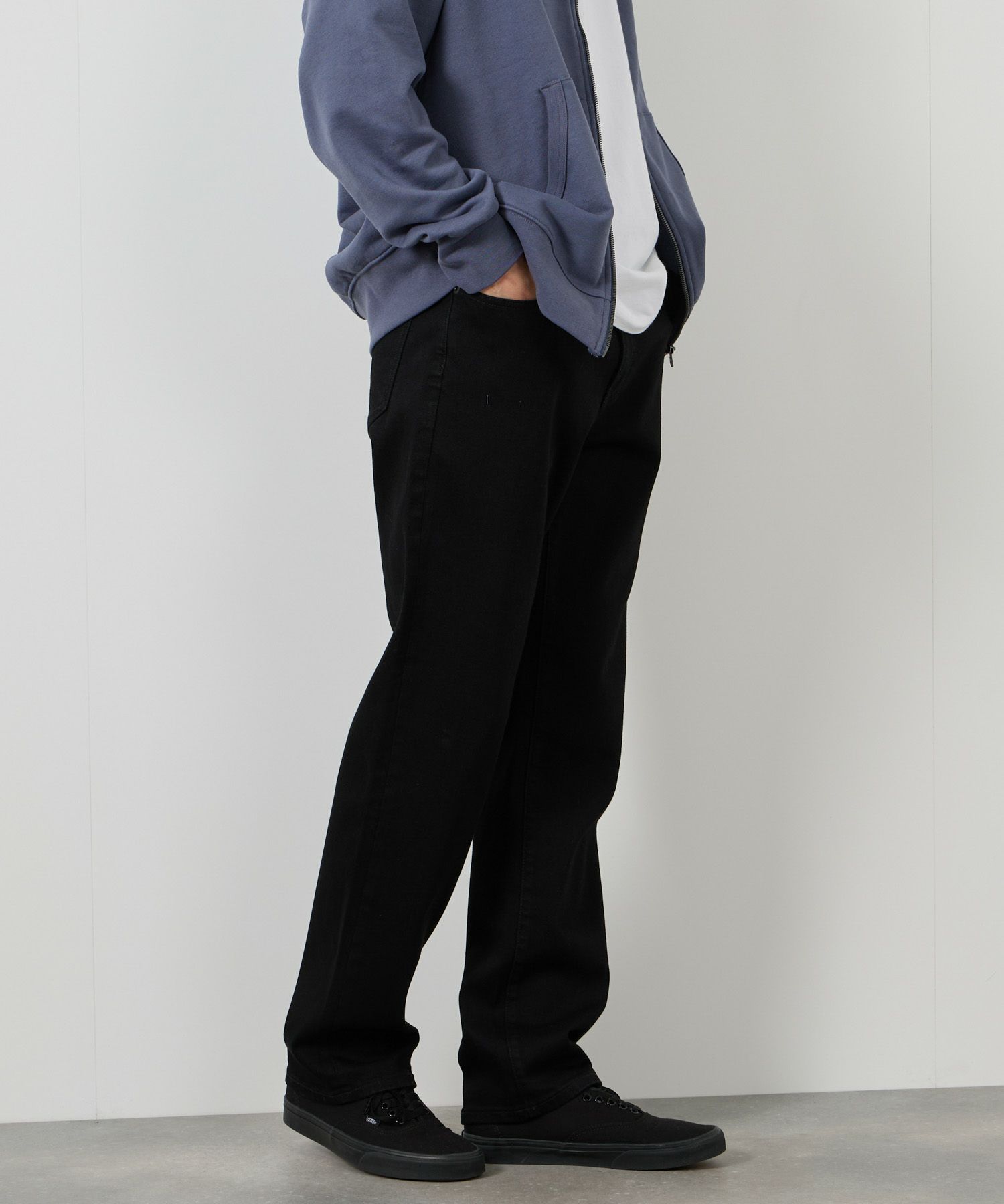 NAVY  毎日はきたくなるデニム「マイデニ」 レギュラーストレート メンズ商品サムネイル-2