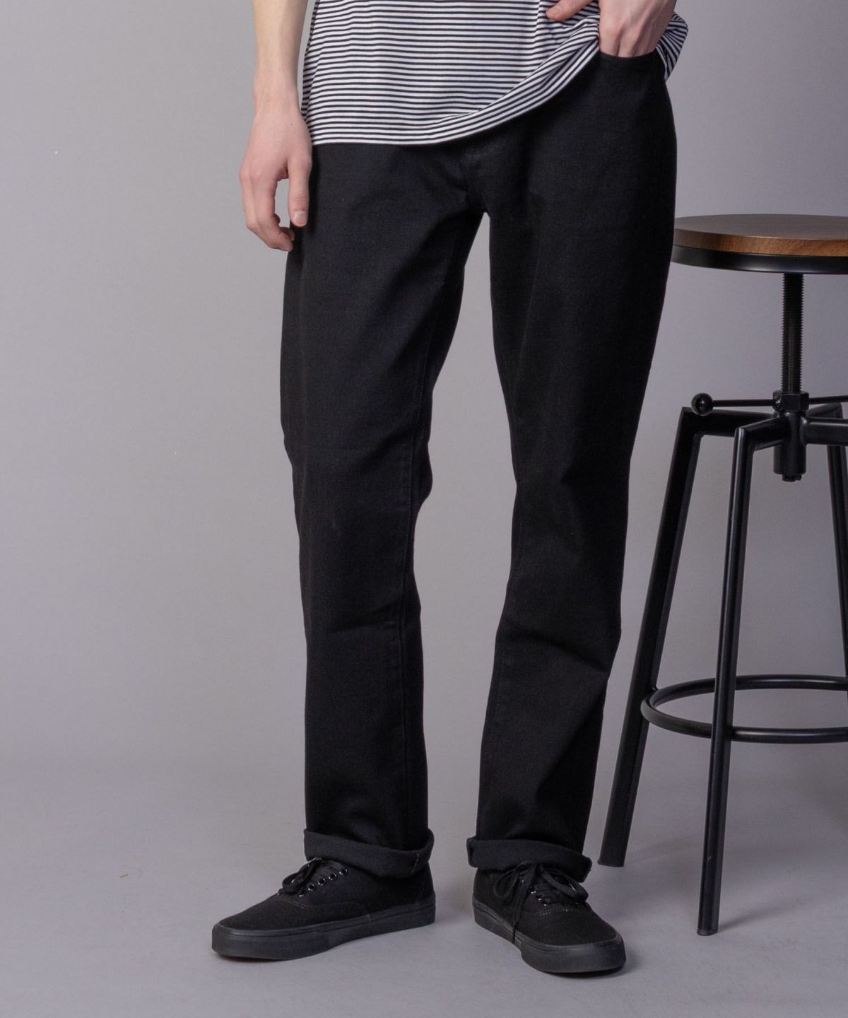 NAVY 毎日はきたくなるデニム「マイデニ」 レギュラーストレート メンズ