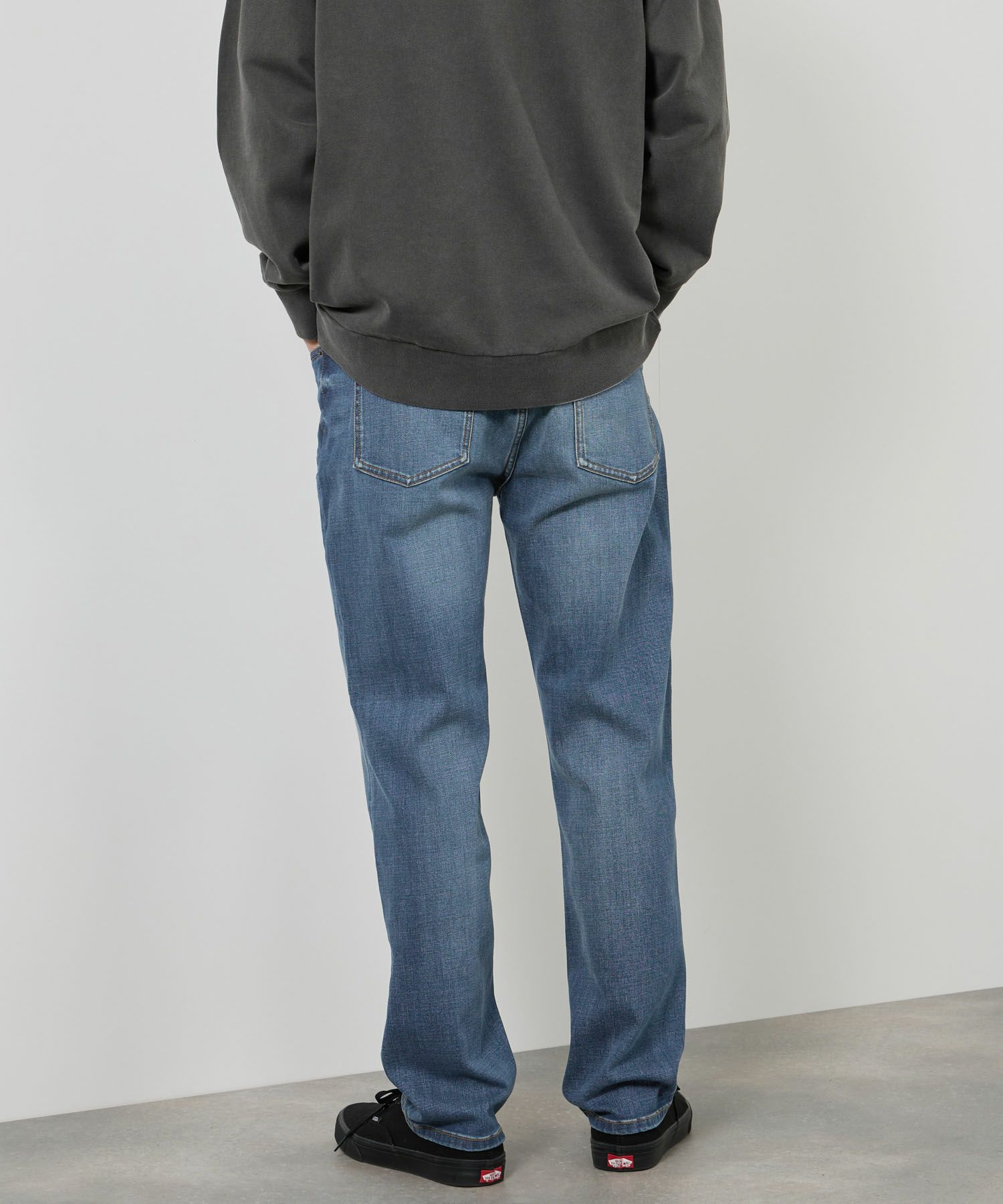 NAVY 毎日はきたくなるデニム「マイデニ」 レギュラーストレート メンズ