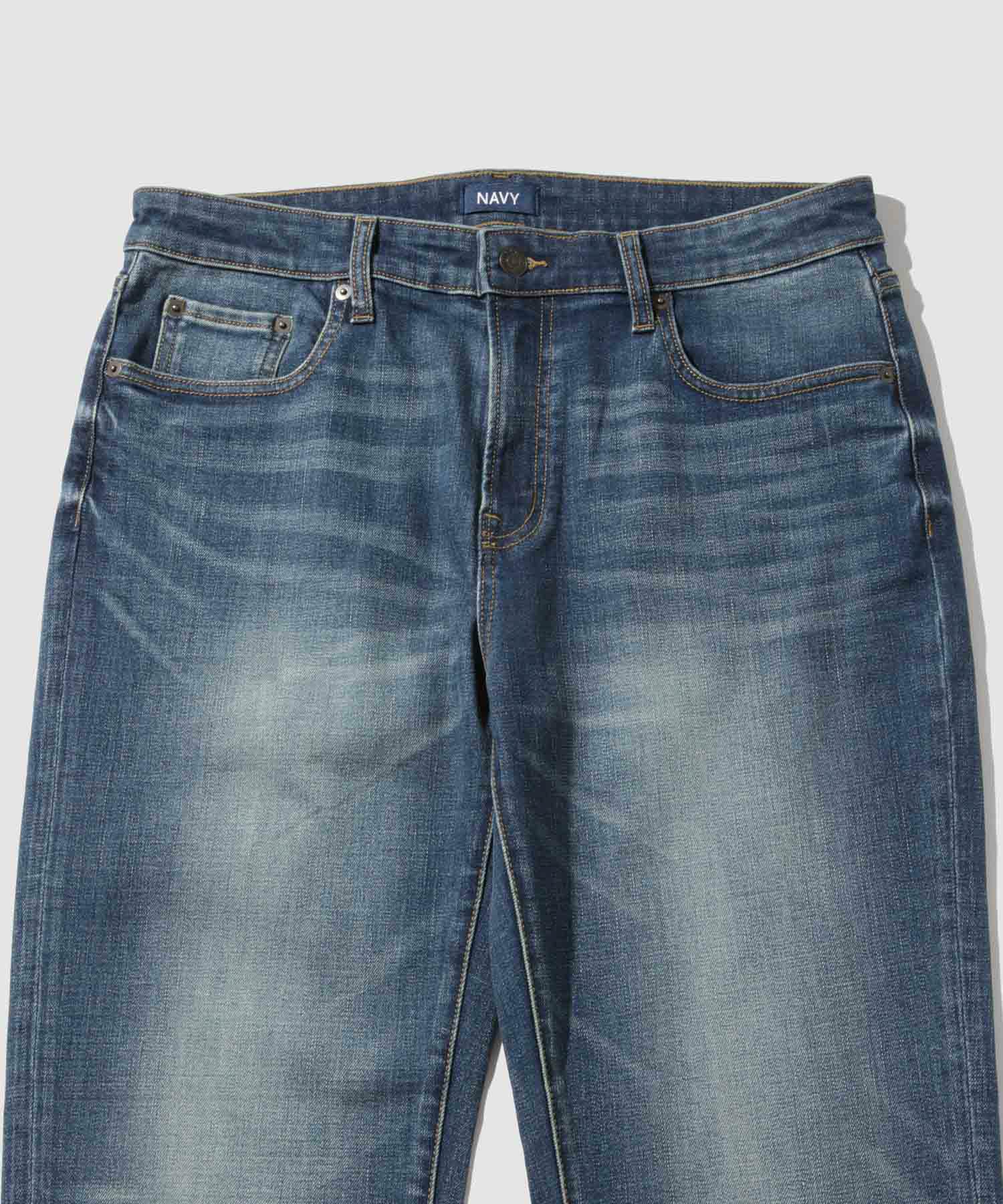 NAVY 毎日はきたくなるデニム「マイデニ」 レギュラーストレート メンズ商品画像-9