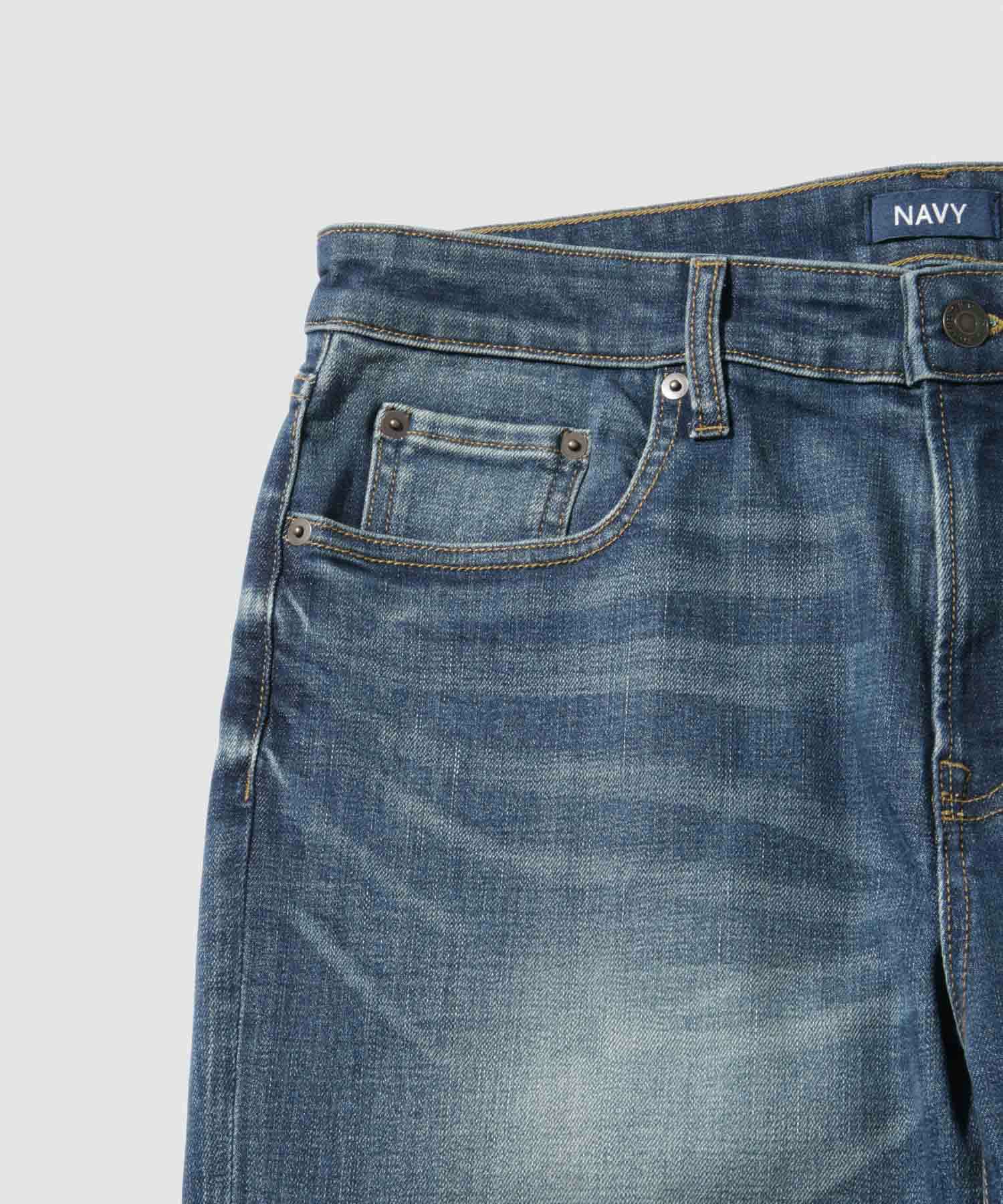 NAVY  毎日はきたくなるデニム「マイデニ」 レギュラーストレート メンズ商品サムネイル-10