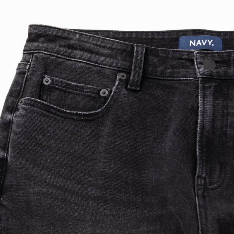 NAVY  毎日はきたくなるデニム「マイデニ」 レギュラーストレート メンズ商品画像-5