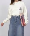Dickies ワンポイント刺繍ロングTシャツ レディース