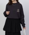 Dickies ワンポイント刺繍ロングTシャツ レディース
