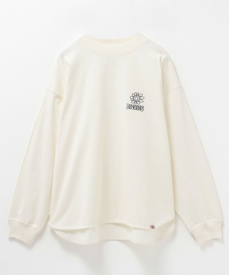 Dickies ワンポイント刺繍ロングTシャツ レディース