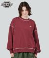 Dickies 裏毛ワッペントレーナー レディース