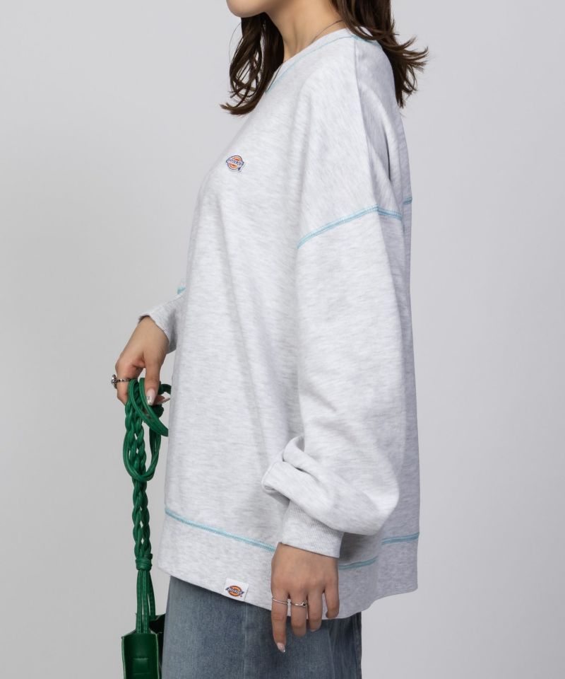 Dickies  裏毛ワッペントレーナー レディース商品画像-13