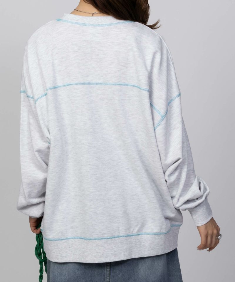 Dickies  裏毛ワッペントレーナー レディース商品画像-14