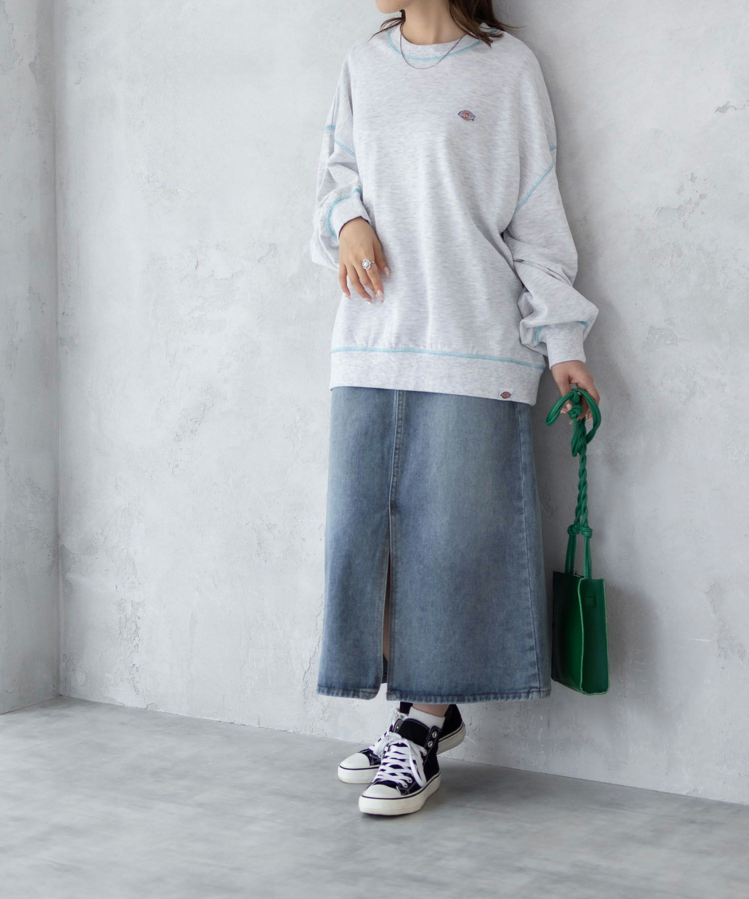 [期間限定価格]Dickies  裏毛ワッペントレーナー レディース商品サムネイル-16