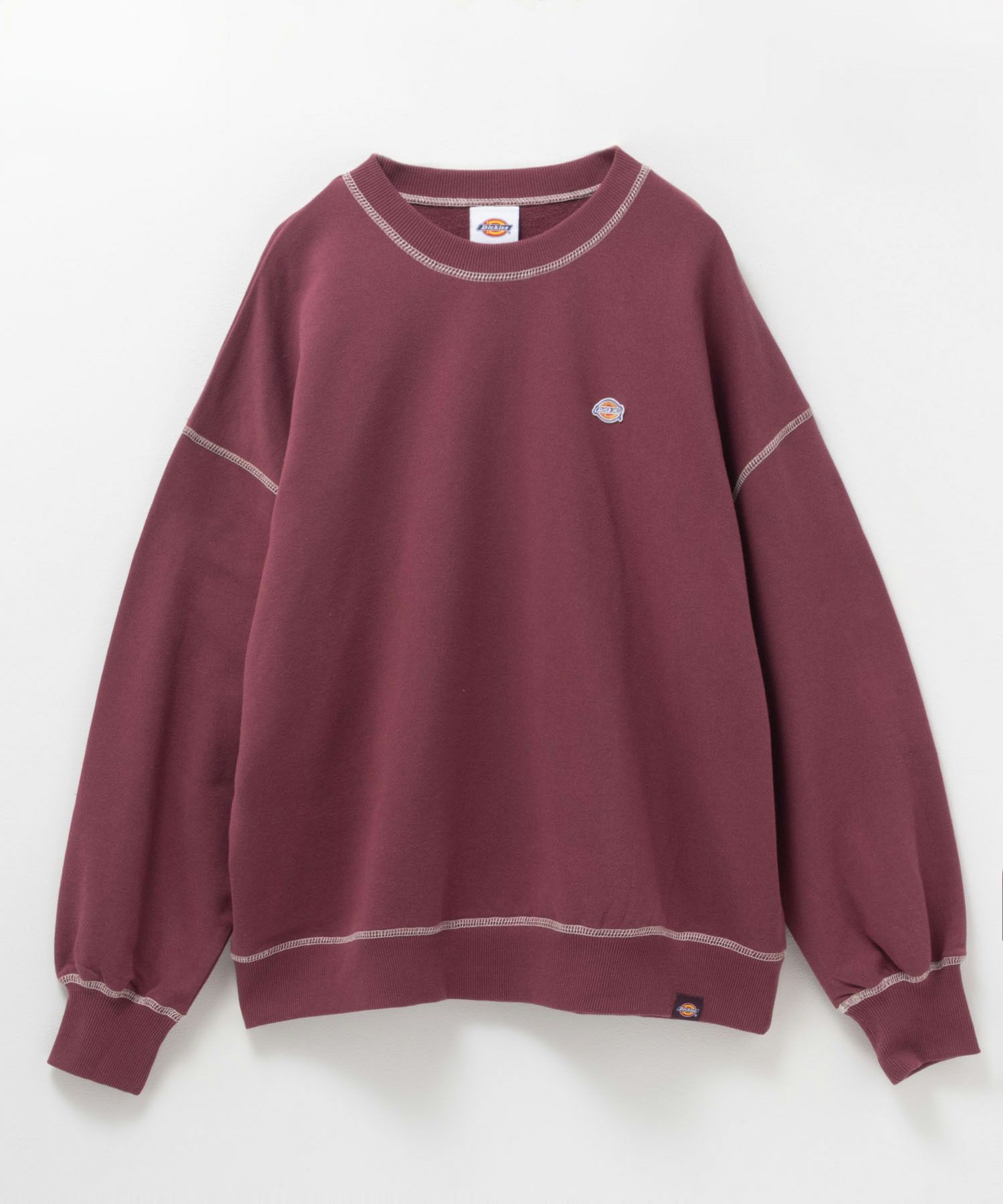 Dickies 裏毛ワッペントレーナー レディース