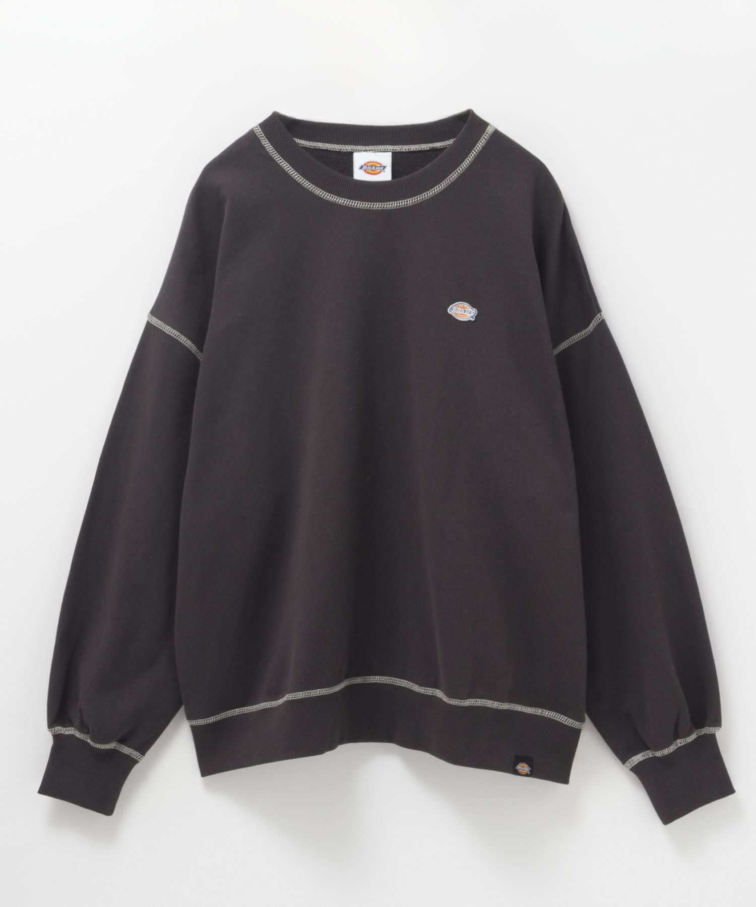 Dickies 裏毛ワッペントレーナー レディース