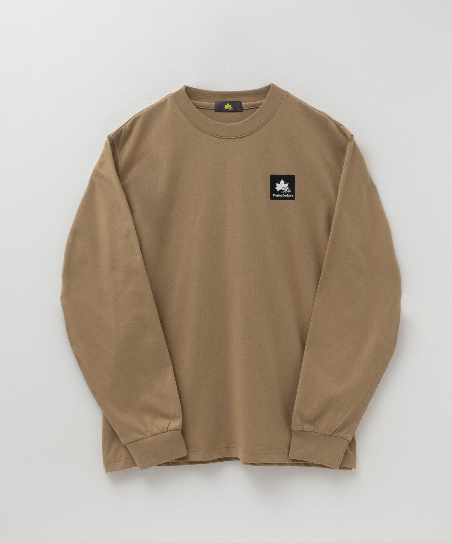 LOGOS PARK BOXプリント長袖Tシャツ メンズ