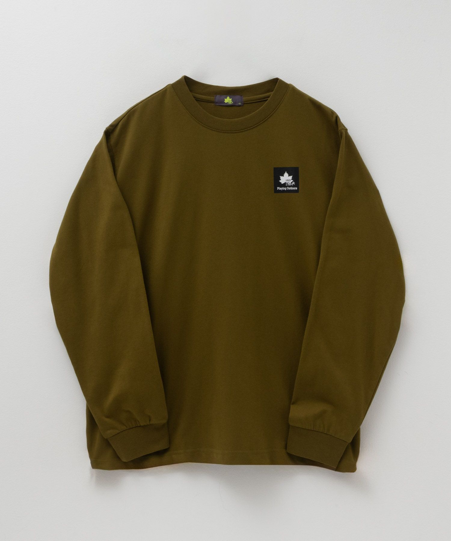 LOGOS PARK BOXプリント長袖Tシャツ メンズ