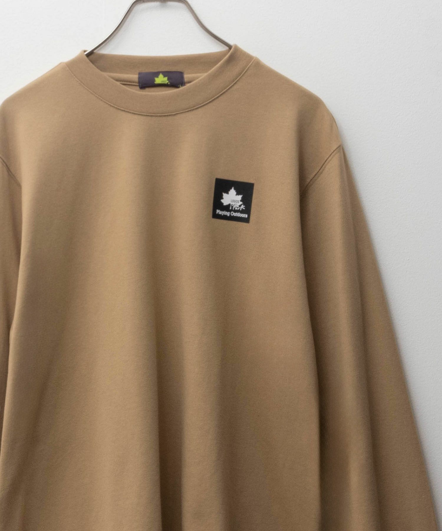 LOGOS PARK BOXプリント長袖Tシャツ メンズ