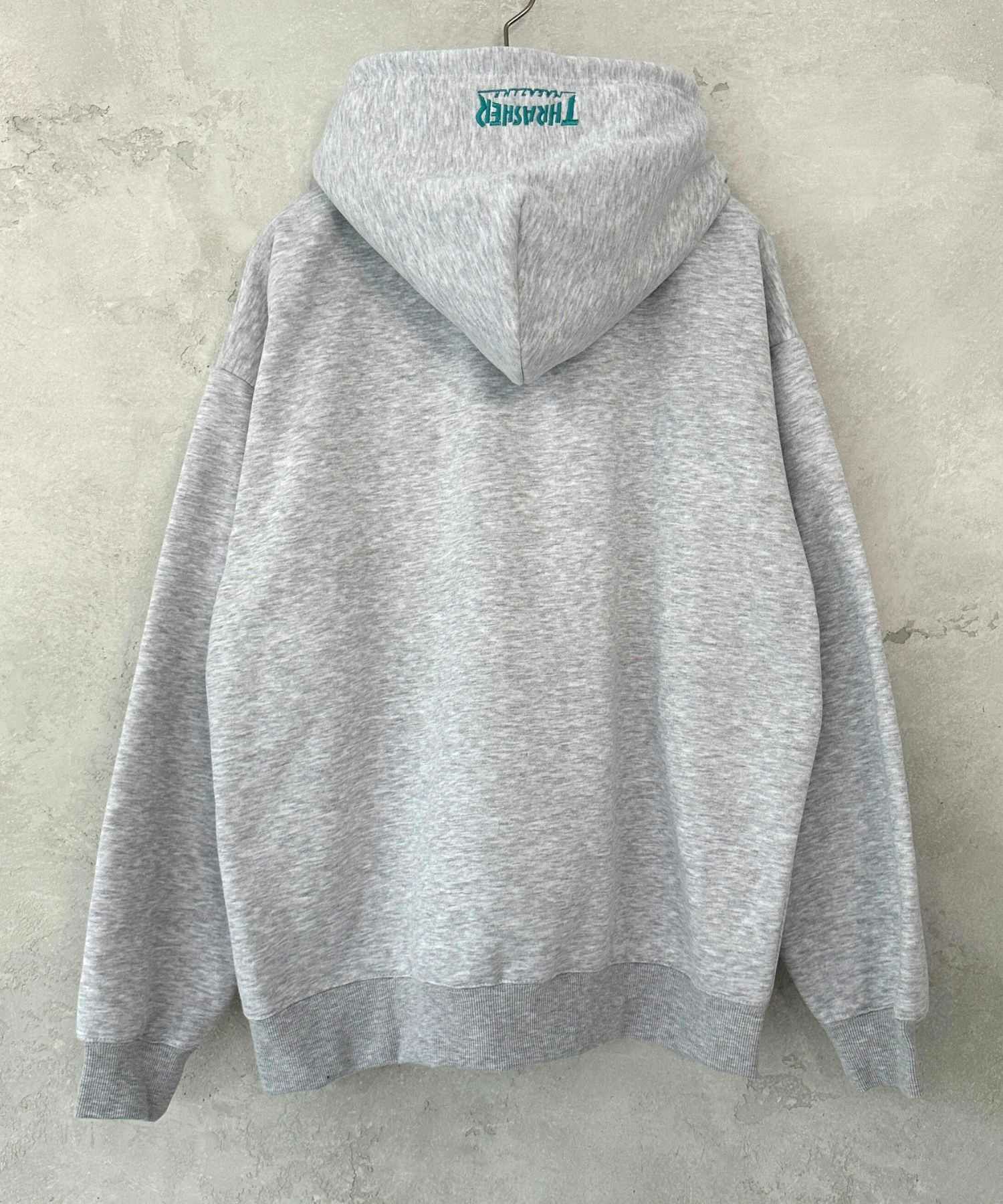 [期間限定価格]THRASHER  裏起毛フルジップフーディー メンズ商品サムネイル-2