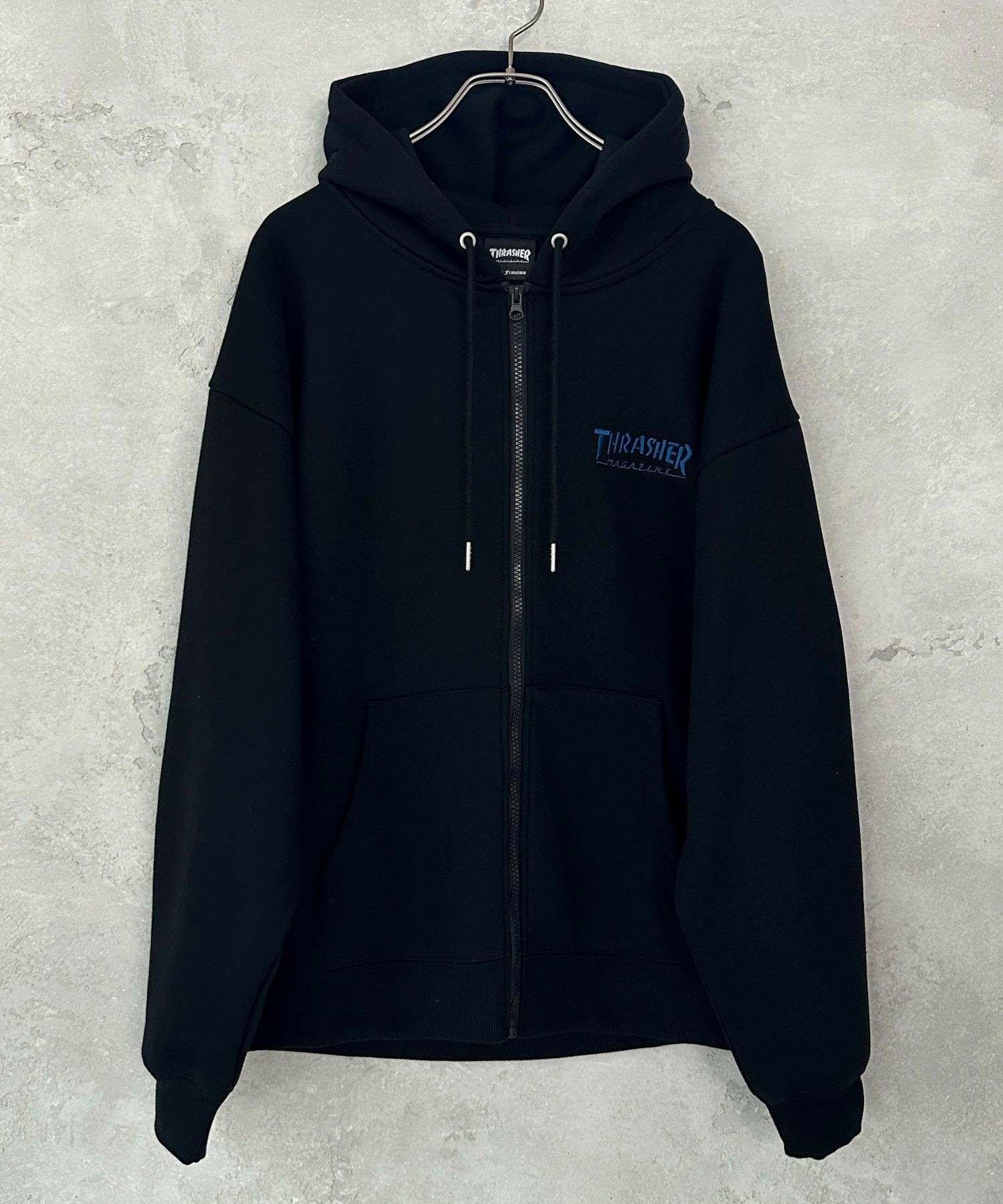 [期間限定価格]THRASHER  裏起毛フルジップフーディー メンズ商品画像-3