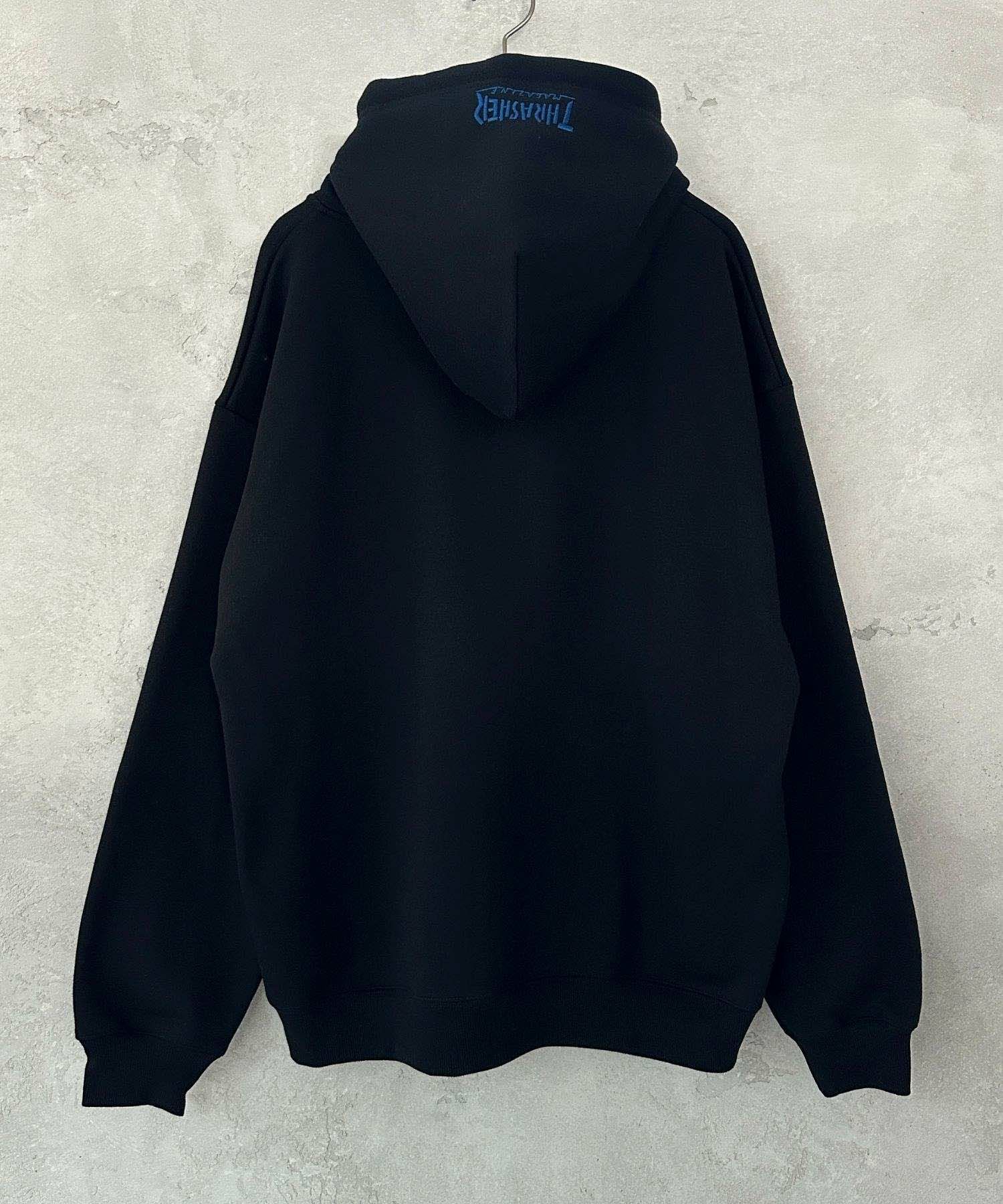 [期間限定価格]THRASHER  裏起毛フルジップフーディー メンズ商品サムネイル-4