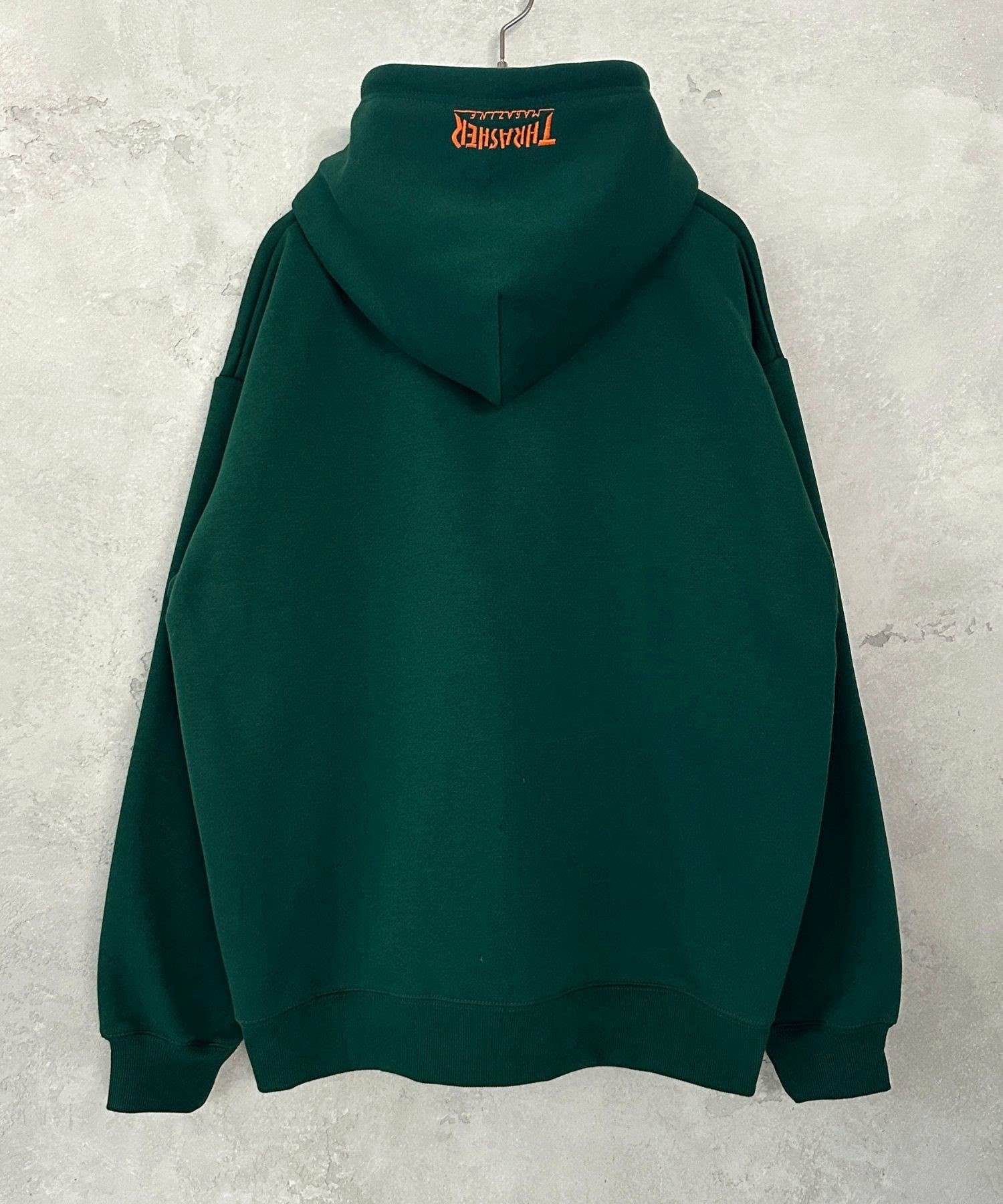 [期間限定価格]THRASHER  裏起毛フルジップフーディー メンズ商品サムネイル-6