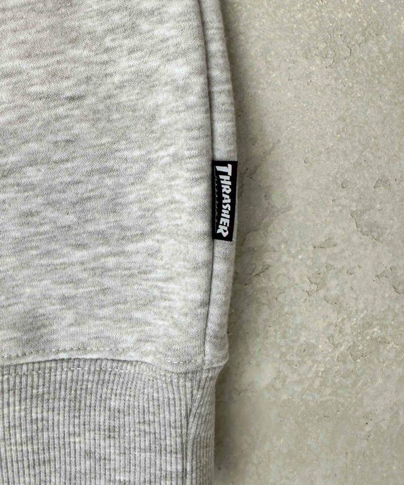 THRASHER  裏起毛バックプリント刺繍クルーネック メンズ商品画像-11