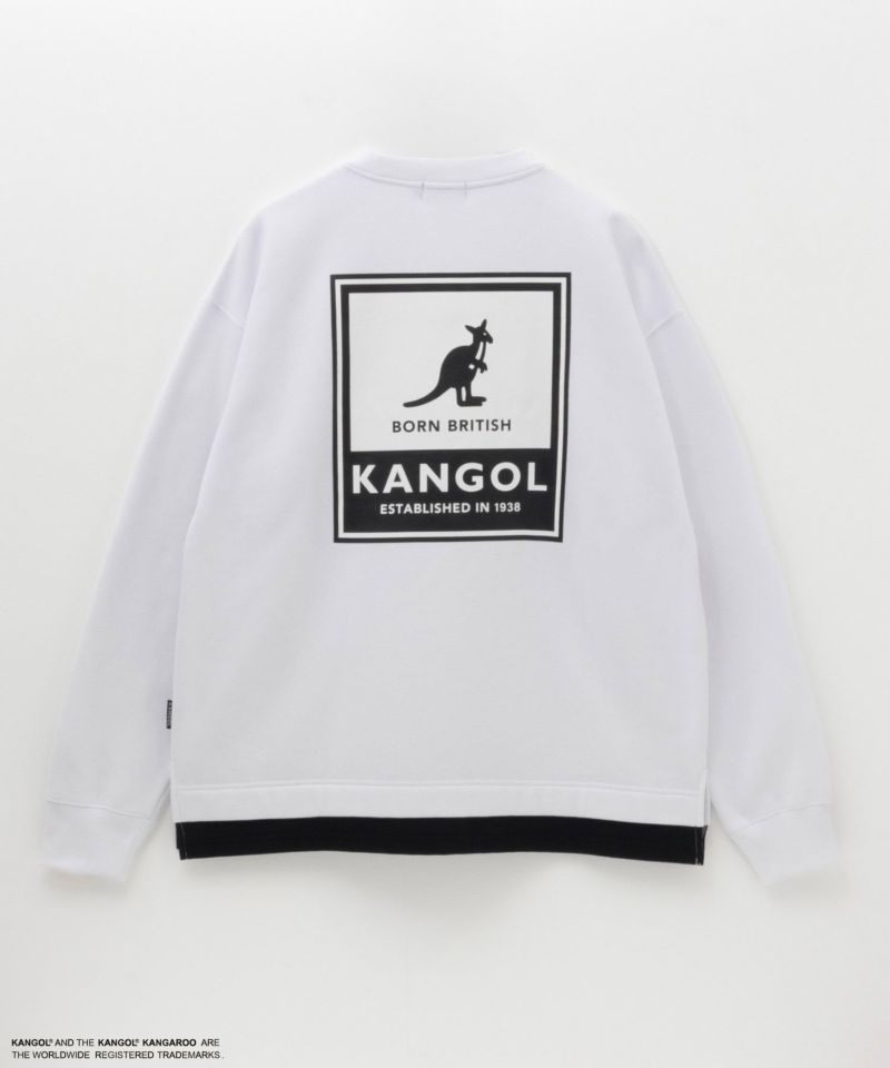 某メーカー KANGOL 裏起毛BOXロゴトレーナー メンズ トップス