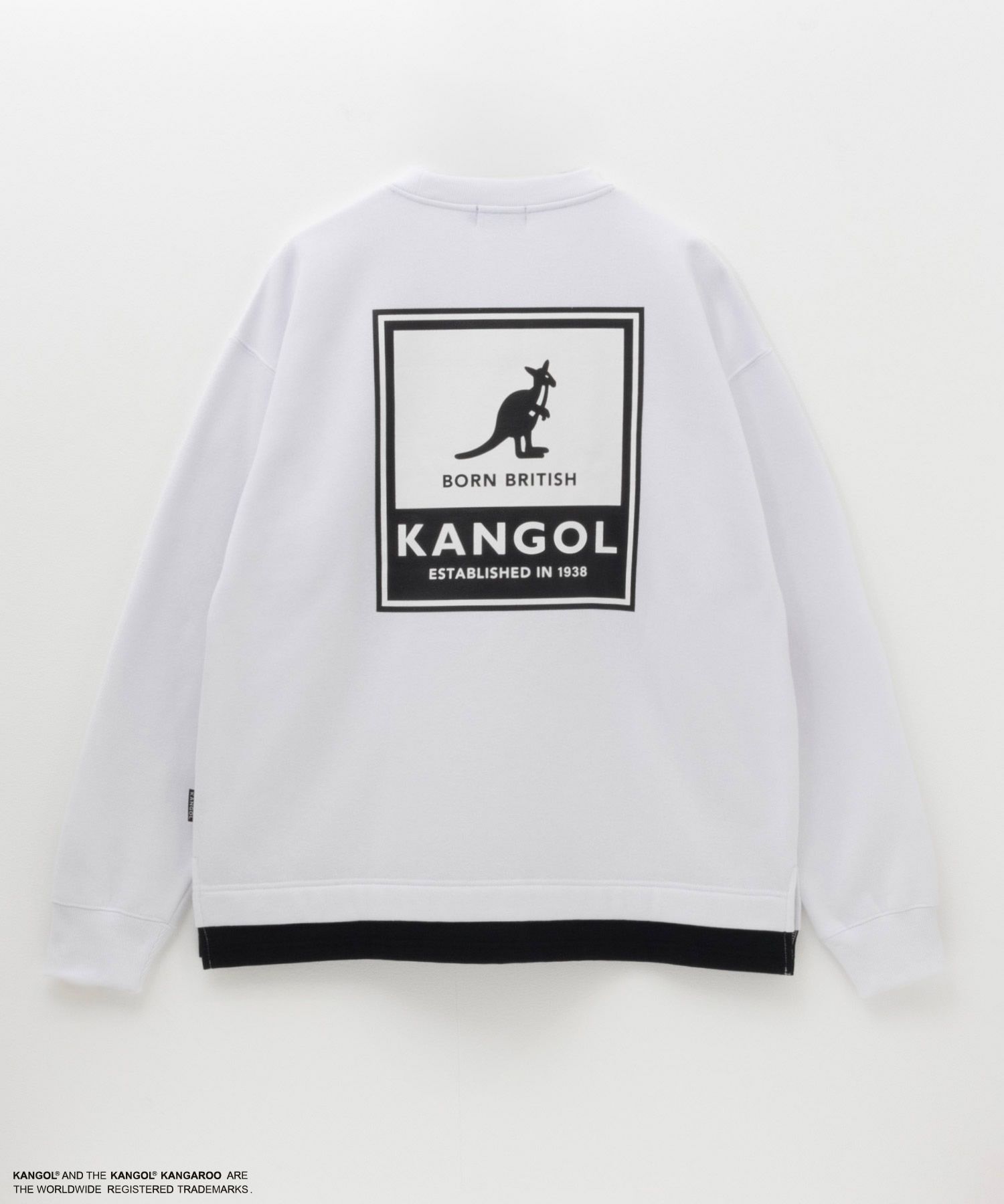 KANGOL  裏起毛BOXロゴトレーナー メンズ商品画像-5