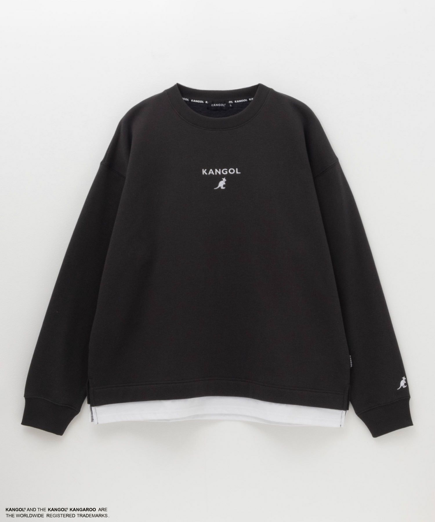 KANGOL 裏起毛BOXロゴトレーナー メンズ