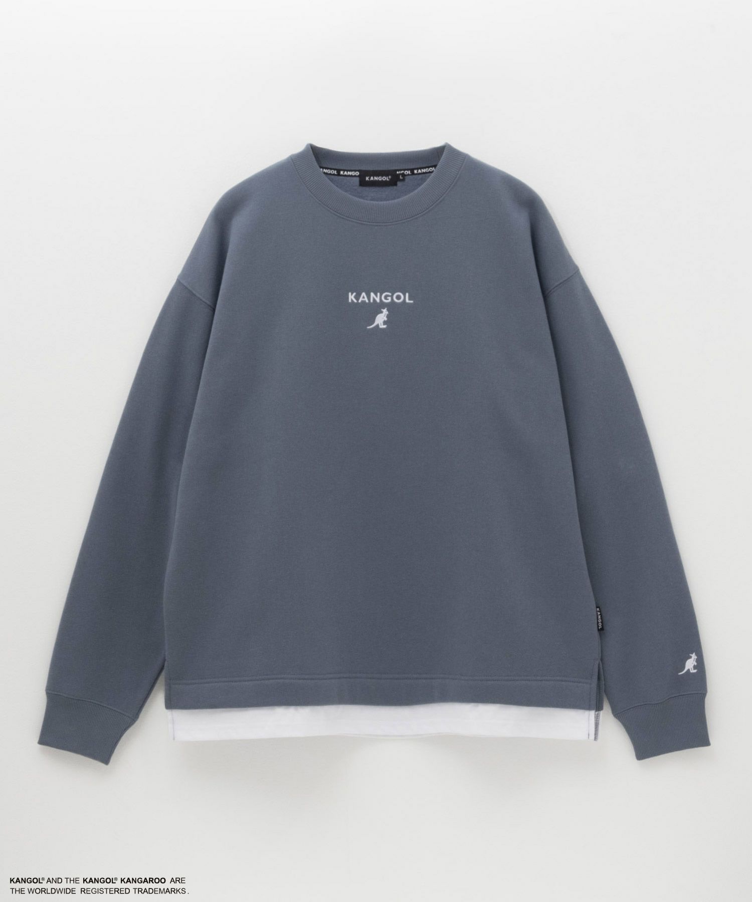 KANGOL 裏起毛BOXロゴトレーナー メンズ