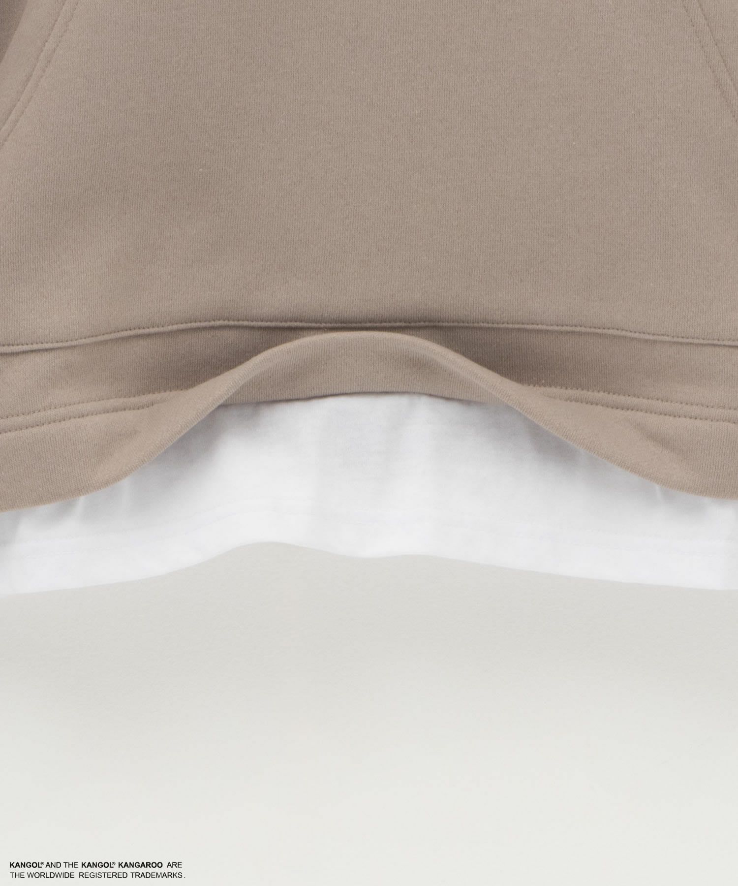 KANGOL  裏起毛フェイクレイヤードパーカー メンズ商品画像-13