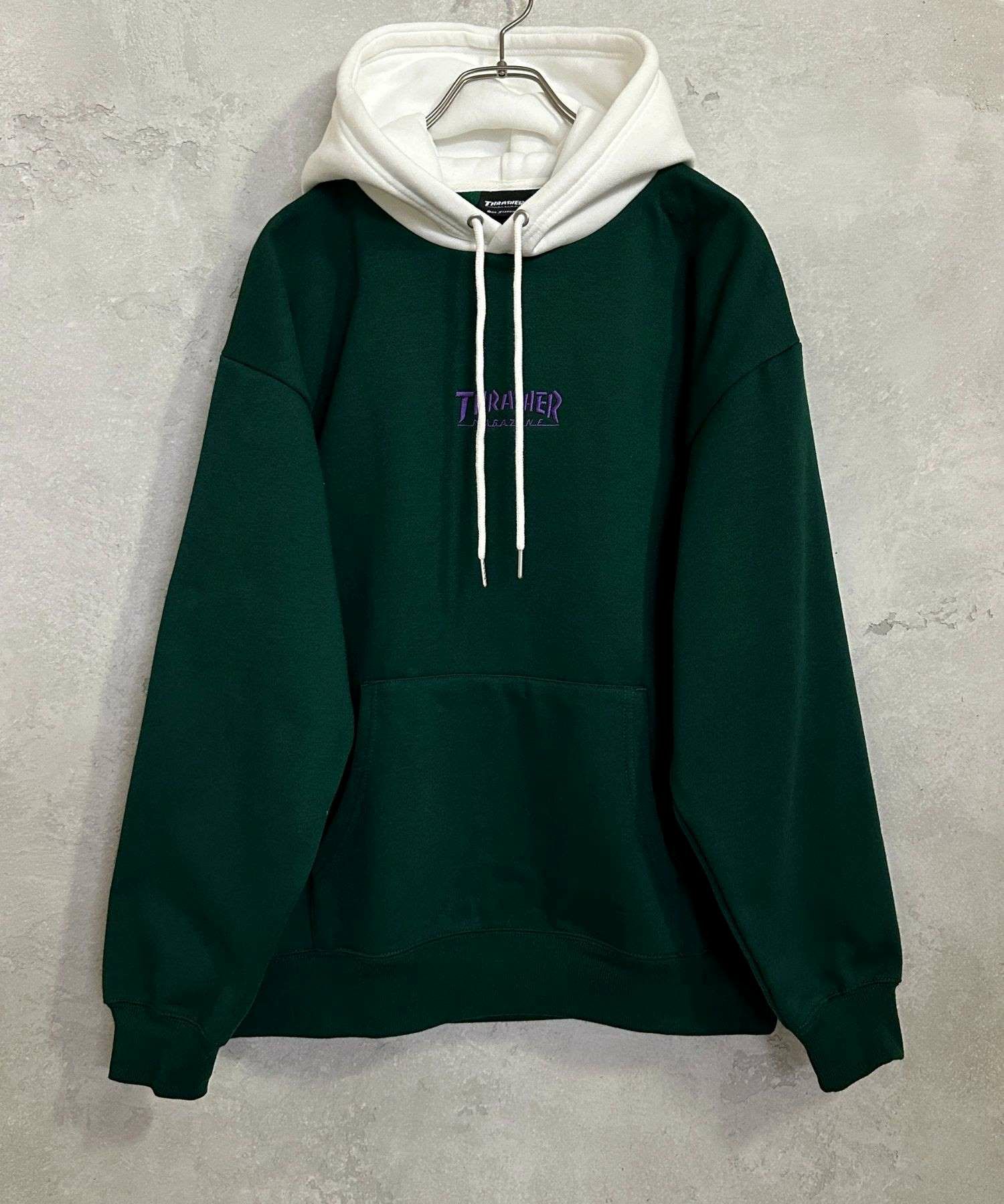 THRASHER 裏起毛胸刺繍フーディー メンズ商品画像-5