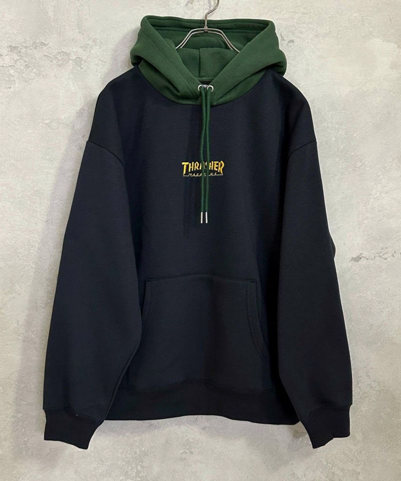 [期間限定価格]THRASHER  裏起毛胸刺繍フーディー メンズ商品画像-7