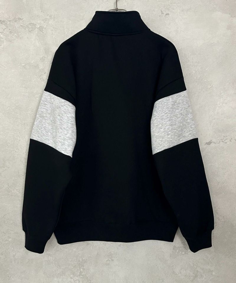 [期間限定価格]THRASHER  裏起毛切替ハーフジップ メンズ商品画像-4
