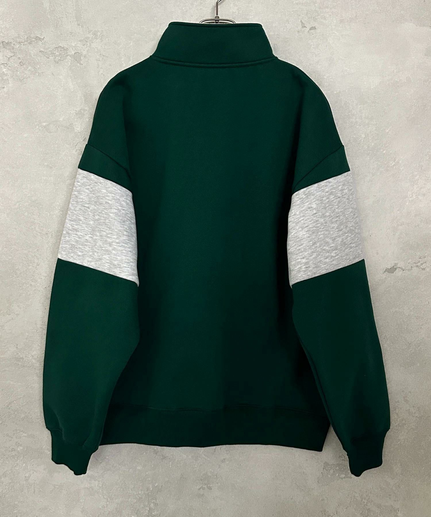 THRASHER 裏起毛切替ハーフジップ メンズ