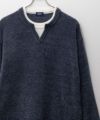 NAVY キーネックレイヤードTシャツ メンズ