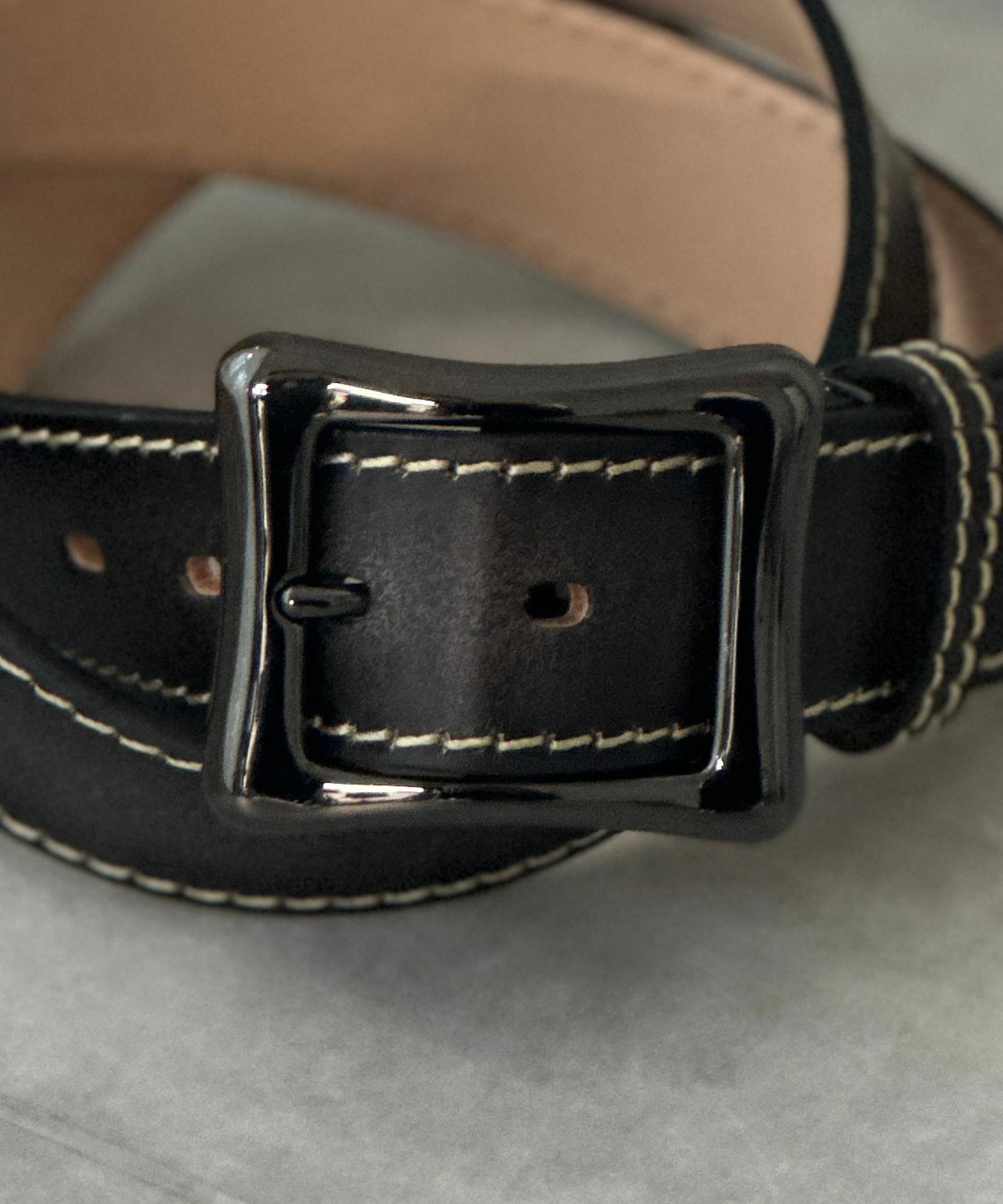 WRANGLER  40mm1枚革太ステッチベルト メンズ商品サムネイル-4