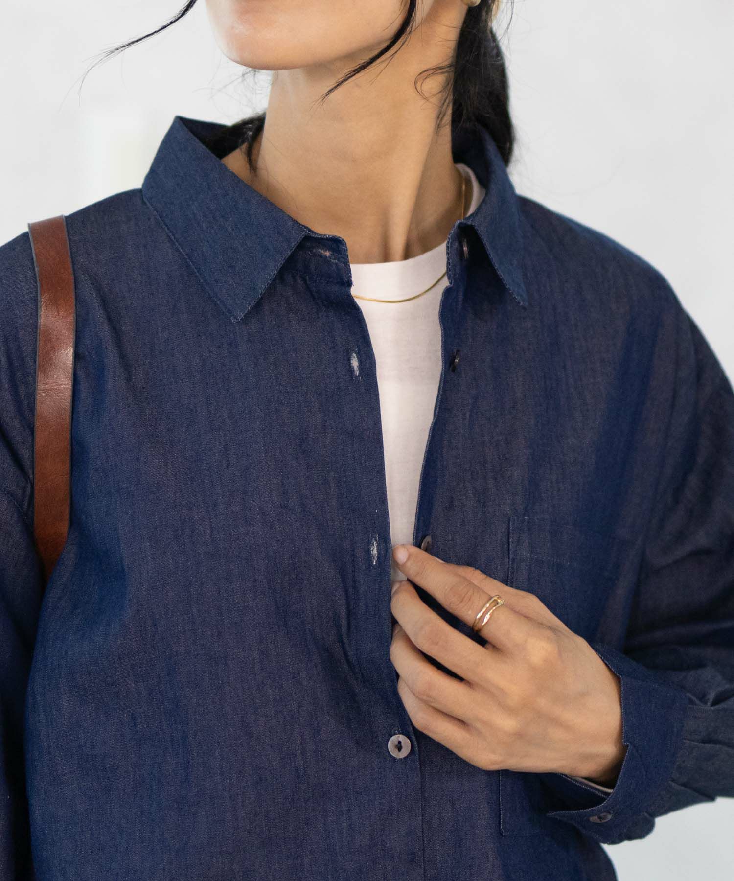 Howdy Marie  インドデニムチュニックシャツ レディース商品画像-10