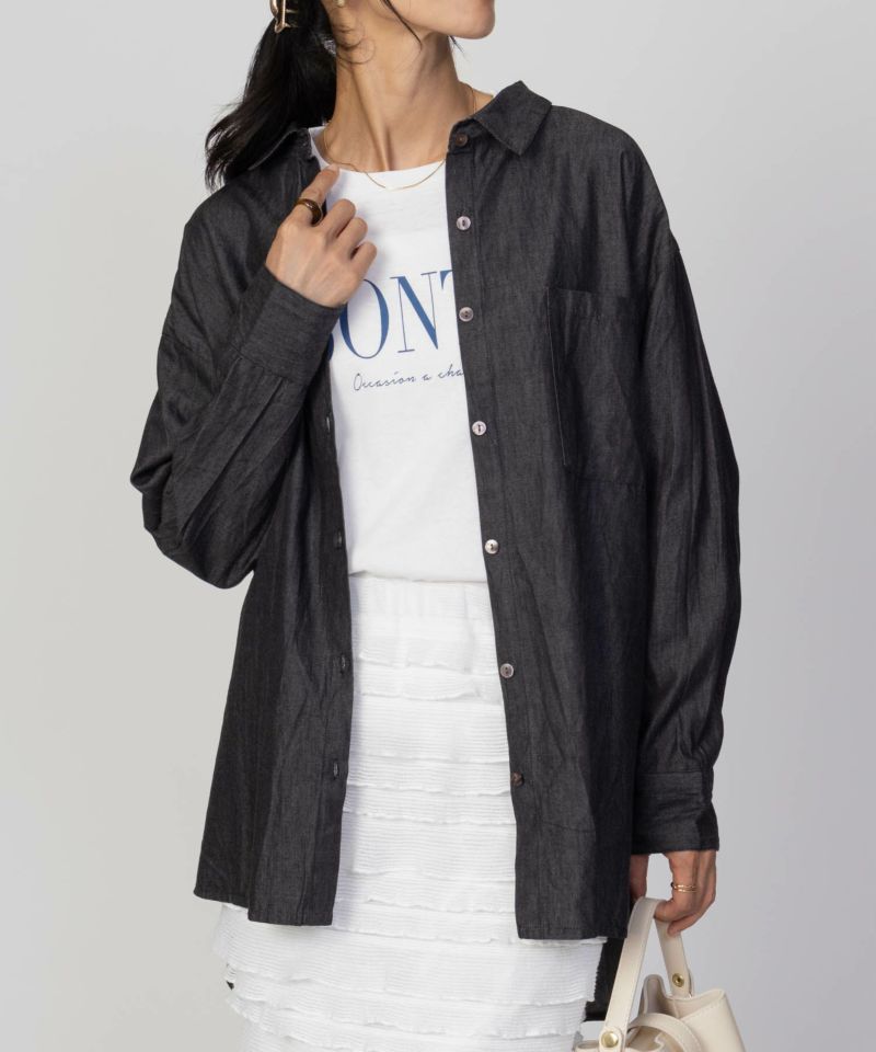 Howdy Marie  インドデニムチュニックシャツ レディース商品画像-15