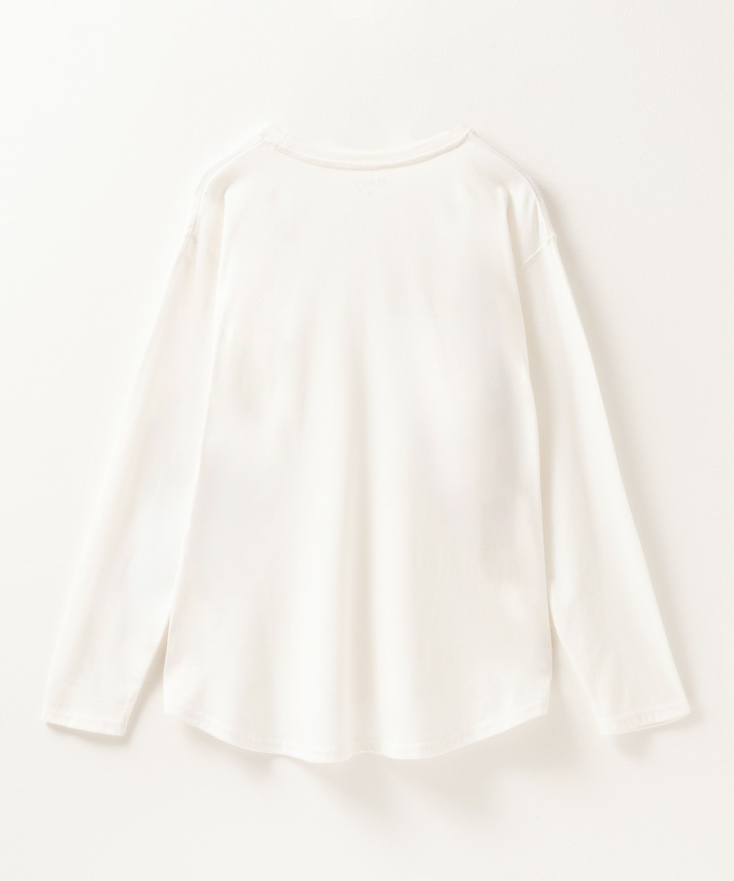 nAvy ベーシック裾ラウンド長袖Tシャツ レディース メール便 対応商品商品画像-24