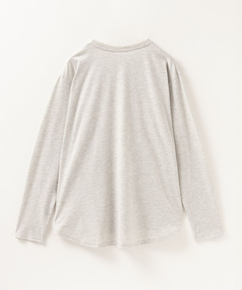 nAvy ベーシック裾ラウンド長袖Tシャツ レディース メール便 対応商品商品画像-26