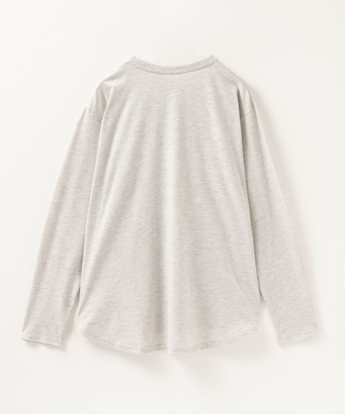 NAVY ベーシック裾ラウンド長袖Tシャツ レディース ネコポス 対応商品