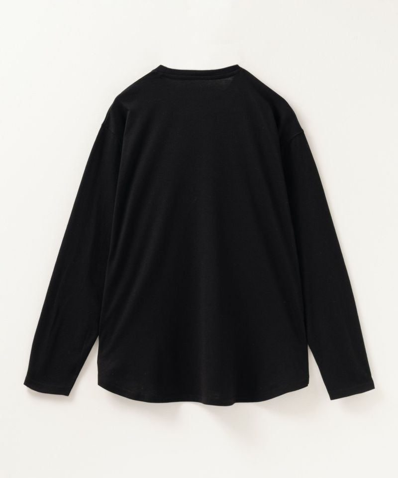 nAvy ベーシック裾ラウンド長袖Tシャツ レディース メール便 対応商品商品画像-28