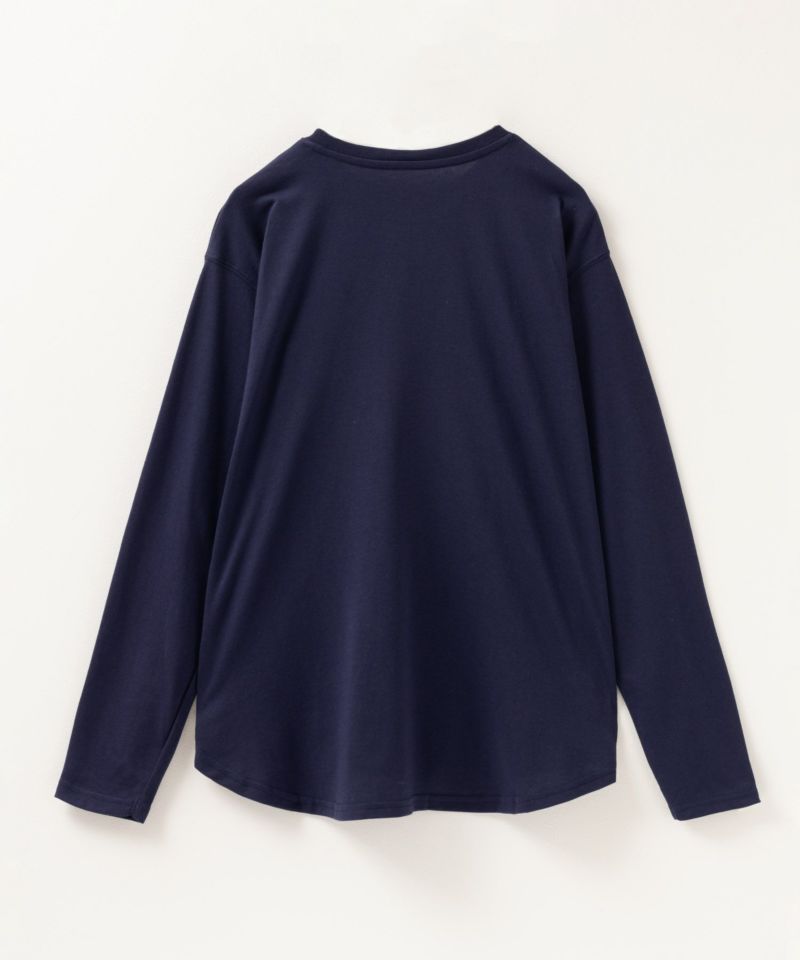 nAvy ベーシック裾ラウンド長袖Tシャツ レディース メール便 対応商品商品画像-32