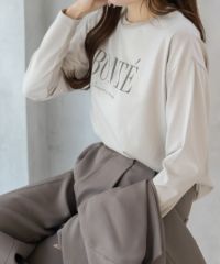 NAVY ロゴプリントロンT レディース ネコポス 対応商品