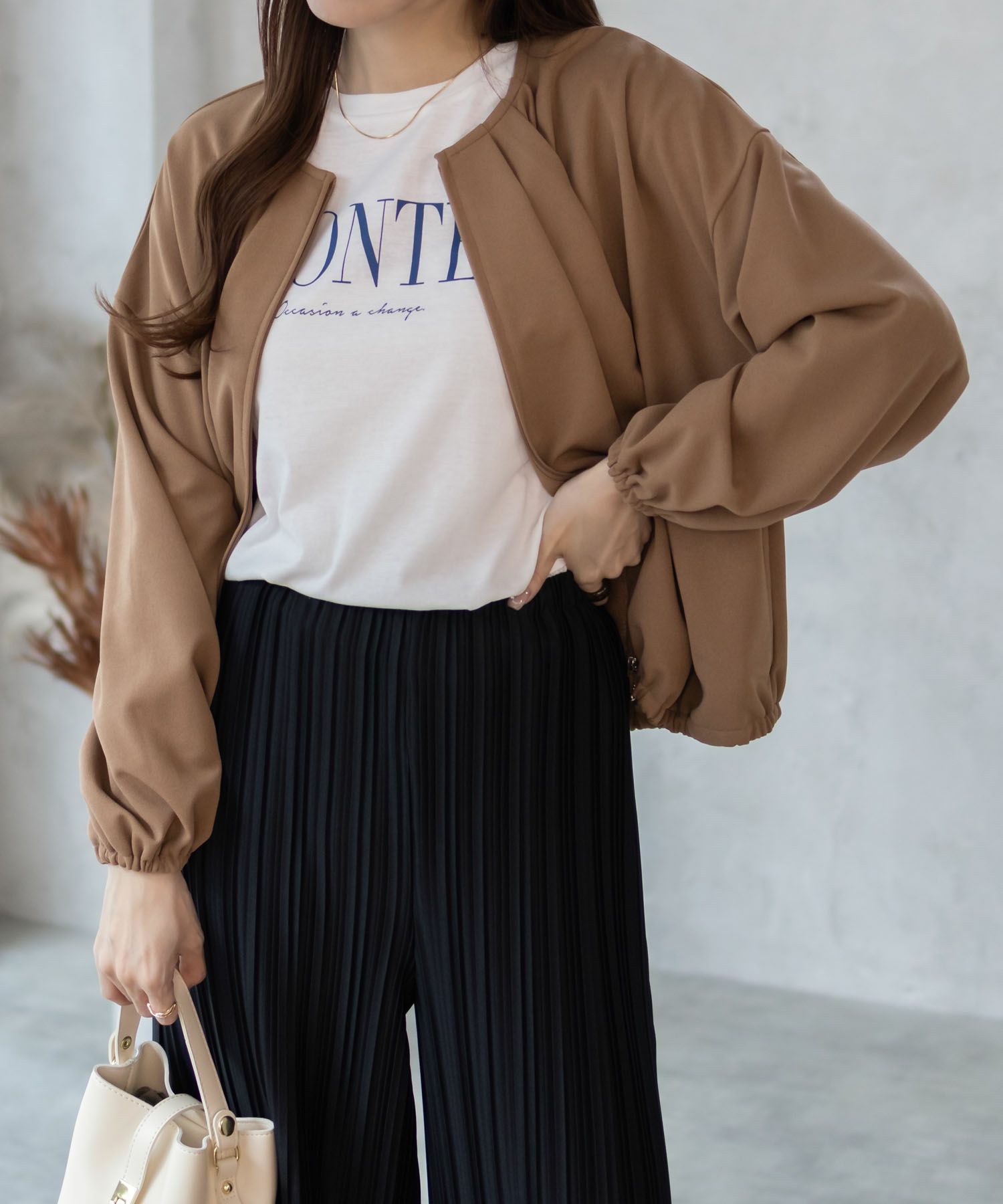 NAVY ロゴプリントロンT レディース ネコポス 対応商品